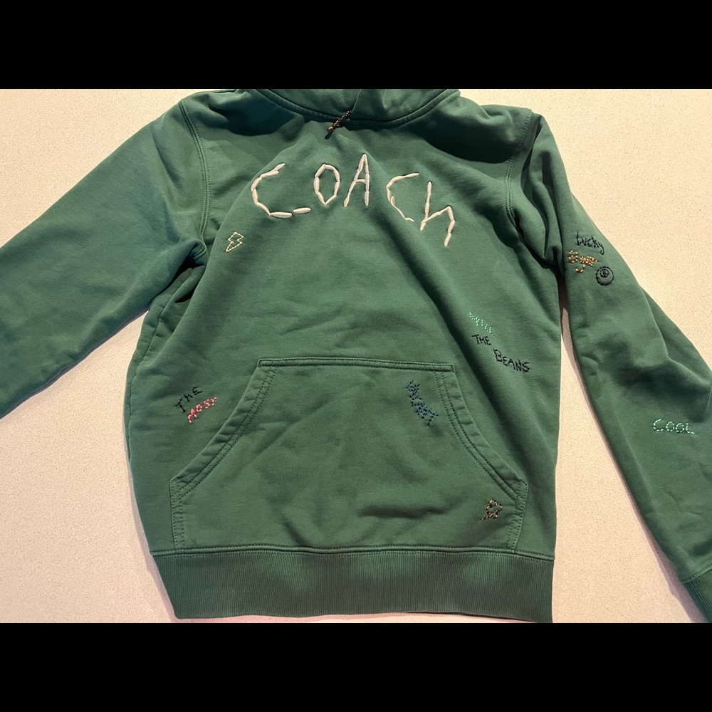 Coach hooded sweatshirt